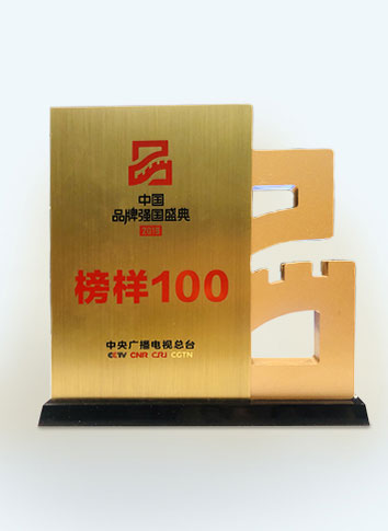 China Central Television “Top 100 Brands in China” (「榜樣100品牌」) 
